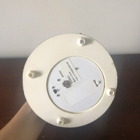 RARE VINTAGE DISNEY BEAUTY AND THE BEAST CHRISTMAS TREE STATUE Music & Lights 8” - Picture 7 of 10